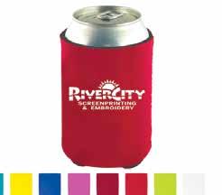 Promotional Items: Drinkware BEST VALUE RCS119 Collapsible Koozie Made with 5mm thick foam laminated with