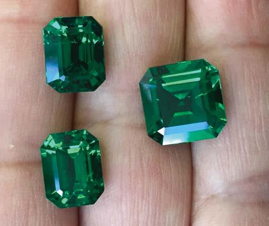 He added that Asians also favour cabochons in a lighter shade of green because they resemble jade, which is an auspicious stone in China.