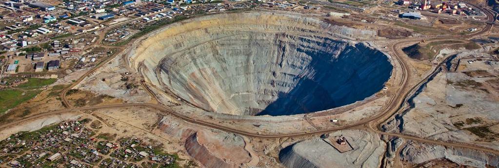 DIAMONDS Alrosa to strengthen focus on market leadership and business muscle Open-pit mine at Alrosa s Mir pipe in Yakutia Russian diamond miner Alrosa is planning to boost its development strategy,