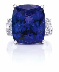 Safi Kilima Tanzanite, launched 10 years ago, introduced the Forget Me Not Collection, which features tanzanites resembling the Alaskan flower on a pendant and earrings.