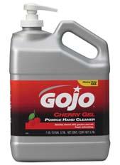 . OJO RRY L PUM N LNR OJO el-style heavy-duty hand cleaner with cherry fragrance and pumice scrubbers quickly cleans heavy dirt, grease and oil.