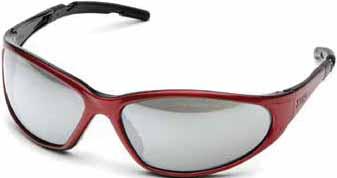 Available in striking colors Black, red and sapphire blue high gloss frames. Great comfort and fit Soft, flexible rubber nose bridge for comfort and to prevent slippage.
