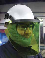 HEAD/FACE PROTECTION 6 Face Shields for ARC FLASH Application ELVE offers a range of specialty face shields for Arc Flash Hazards in extreme thermal energy conditions.