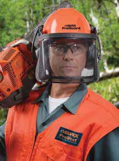 CHAIN SAW PROTECTION ProGuard TM Chain Saw Safety Series: Head-to-leg protection designed by professionals Danger is ever