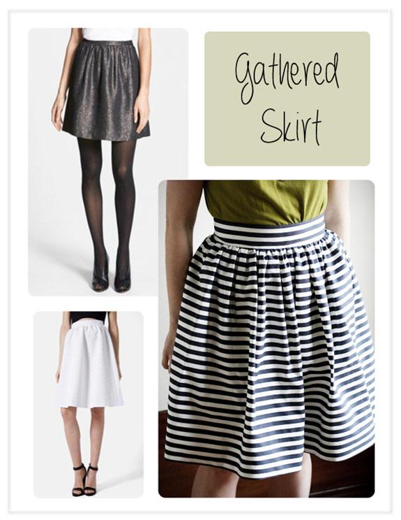 Gathered Skirt