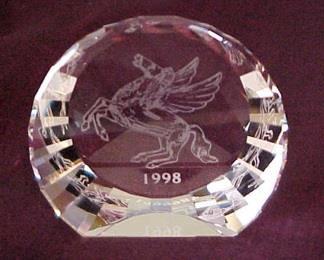 pieces Product Name 1998 Paperweight Pegasus 60mm