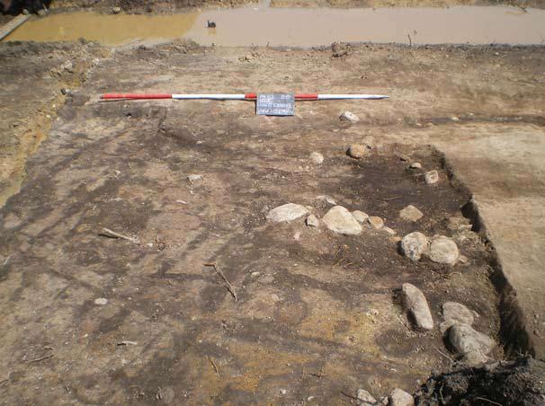 Another feature representing early agriculture in Tarbock that we found in 2007 was preserved under Ox Lane at Site C (see aerial photograph on page 1).