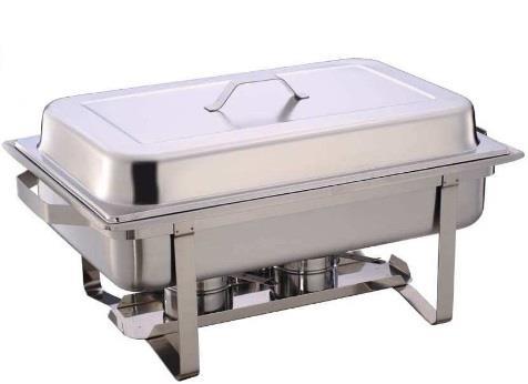 00 Roll Top Chafing Dish $42.00 Bain Marie 7 Litre $23.00 Extra Sterno (sale) $1.75 1/2 Deep Insert $2.