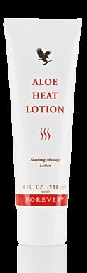 Aloe Heat Lotion A perfect yin and yang, this muscle soothing cream has heating agents as well as cooling Aloe Vera gel.