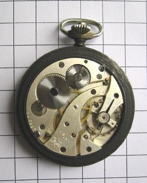 So it was one of the last blind man's pocket watches manufactured at all. Maybe, this was the reason why this watch was never sold and came from the retailer directly to a flea market.