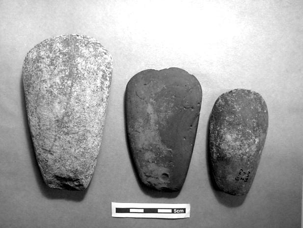 it is likely such axes were manufactured at a much earlier time, that these may have been employed within the industry as the contemporaneous use/presence of polished stone axes is well attested