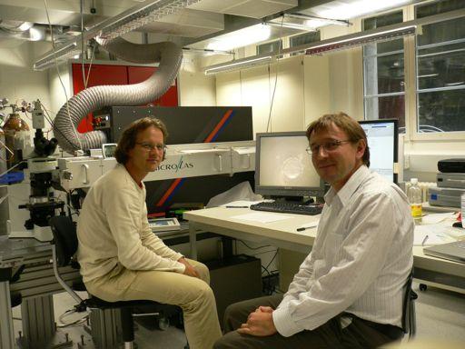 Thomas Pettke! at the Geochemical Lab,!