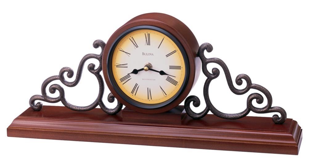 Sets to all U.S. time zones. Automatically adjusts to Daylight Saving Time and back to Standard Time. 2.5 inch x.5 inch brass engraving plate included. H: 7.5 inch W: 10 inch D: 2.