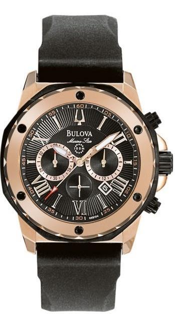 98B104 Bulova Marine Star Watch. (Men s) Chronograph. Luminous hands. Stainless steel case.