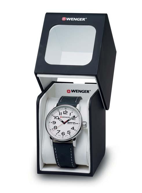 PACKAGING B2B In favour of the watchmaking style > Leather touch inside > Product quality & logo enhancer >