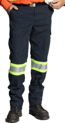 Flame Resistant Work Pants 4 Stripe 2 Stripe Note: Class 3 Level 2 visibility in pants and shirts requires orange shirt with minimum 2 silver striping with either 4 silver striped navy pant OR 2