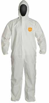 ProShield NexGen Coveralls, Storm Flap, Respirator-Fit Hood, Elastic Face, Wrists and Ankles NG127S-M