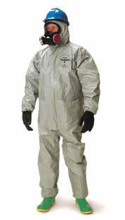 Tychem QC Coveralls, Collar, Open Wrists and Ankles, Bound Seams QC120B-L 31710295 L 12/Cs QC120B-XL 31710298 XL 12/Cs QC120B-2XL 31710299 2XL 12/Cs QC120B-3XL 31710300 3XL 12/Cs QC120B-4XL 31710323