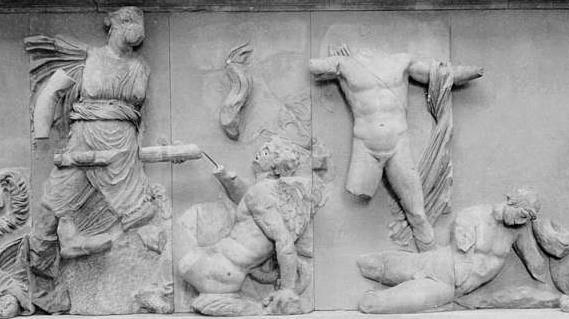 6: Leto and Apollo group from the Altar of