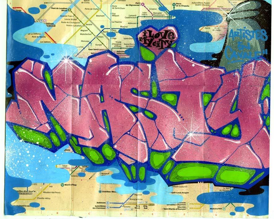 NASTY Alexandre Hildebrand, aka NASTY, discovered graffiti in the 1980 s, during the cultural influx of American street art and hip hop into France.