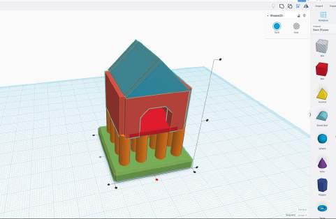 Grouping is an essential step in exporting files for 3D printing. WWW.TINKERCAD.COM PAGE 122 C.