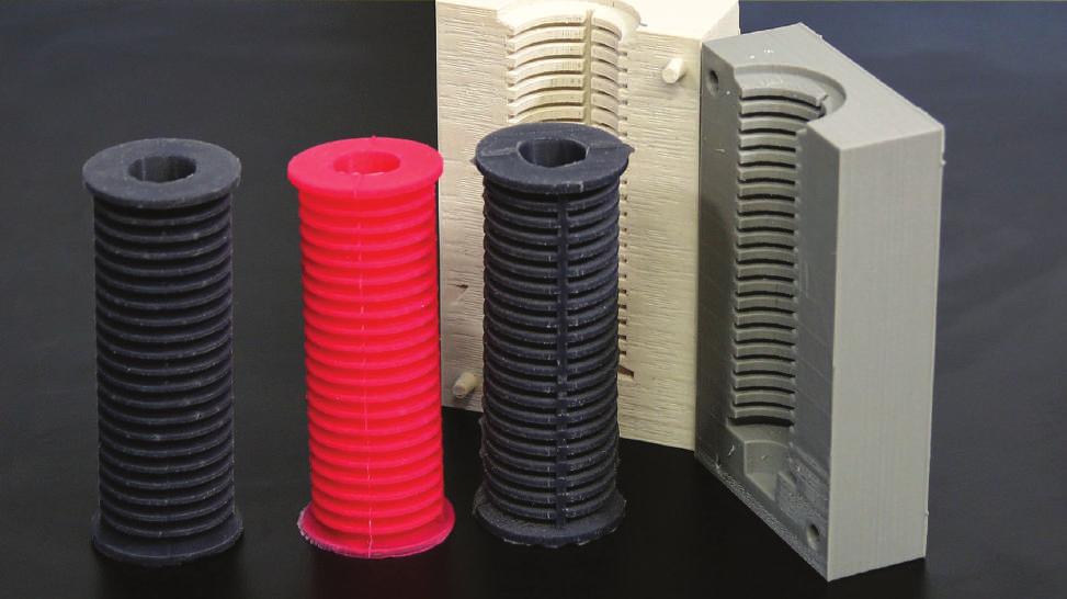 MAKERBOT EDUCATORS GUIDEBOOK POST-PROCESSING: SILICONE MOLDING 02 POST- PROCESSING Silicone molding is a powerful production method when combined with 3D printing.