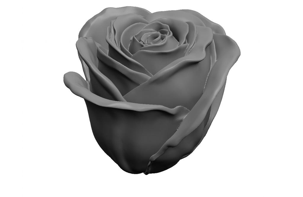 MAKERBOT EDUCATORS GUIDEBOOK CHAPTER THREE: 3D DESIGN SOFTWARE DIGITAL SCULPTING ROSE: Created in Sculptris Digital sculpting simulates the process of sculpting with physical clay.