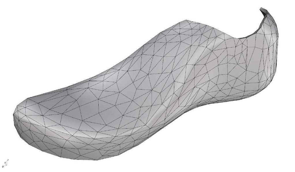 POLYGON MODELING PAGE 43 RUNNING SHOE: Created in Blender Polygon modeling gives users direct control of the mesh, faces, vertices, or edges of a model.