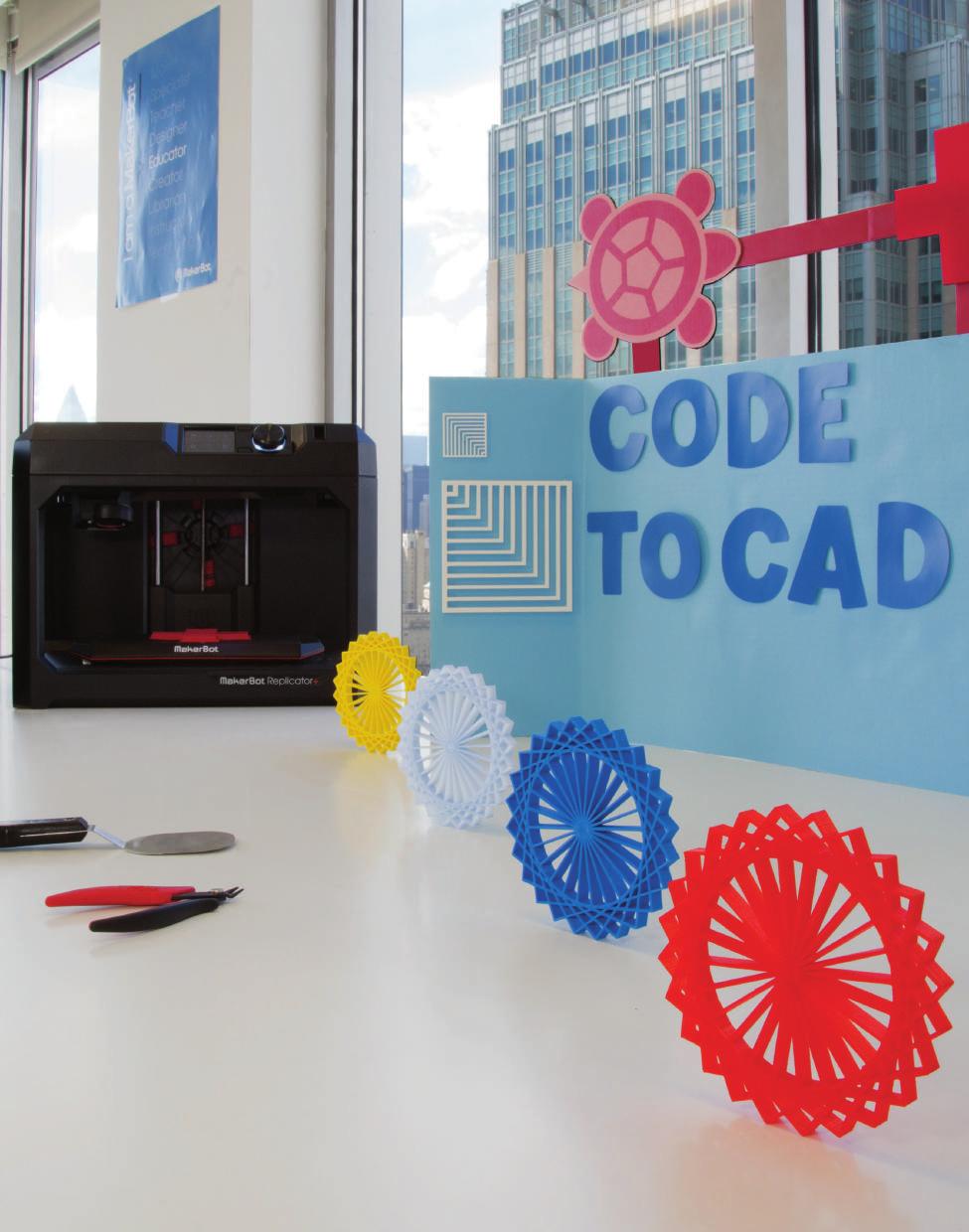 MAKERBOT EDUCATORS GUIDEBOOK PROJECT 03: CODE TO CAD PROJECT THREE GO FROM CODE TO CAD PAGE 68 LINK: