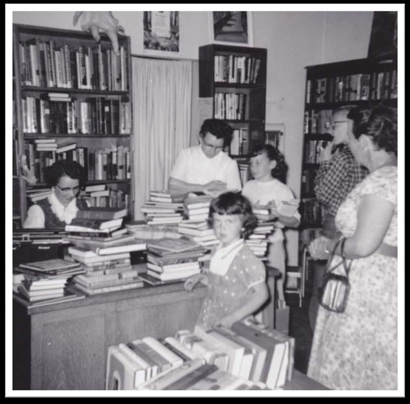 In October, 1956, the El Sobrante Library became a full-fledged branch of the county library system. Mrs. R.E. Radke, who had been the site s only librarian since 1949, soon retired and was replaced by Mrs.