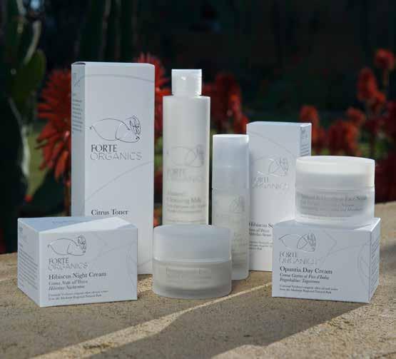 THE BALMORAL SPA PRODUCTS FORTE ORGANICS Forte Organics is our organic line, made in Italy and created exclusively for Rocco Forte Spas.