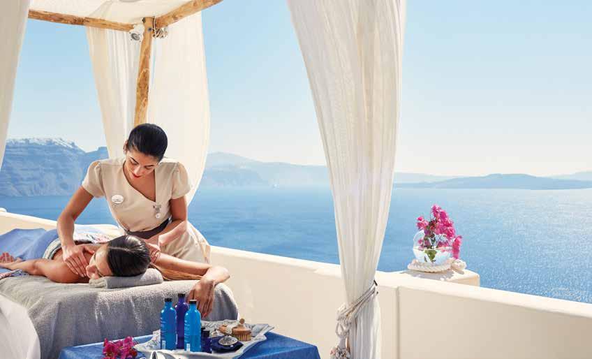 Exclusive Rituals RELAX & DETACH 2hr & 10mins 210 Spoil yourself from top to bottom relishing in all that Canaves Oia Spa has to offer.