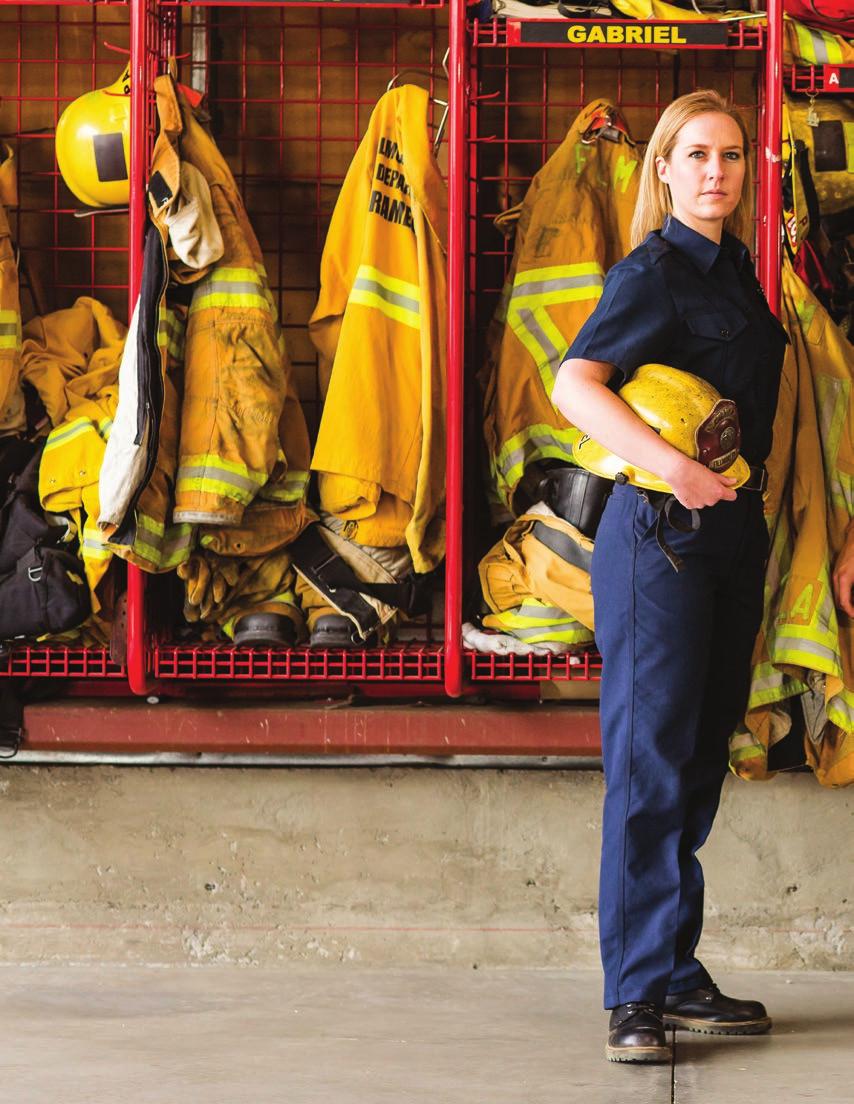 PROTECTING AMERICA S FIREFIGHTERS Workrite Uniform Company supports the men and women in fire service by providing high-quality, flame-resistant (FR) station wear that offers the same performance,