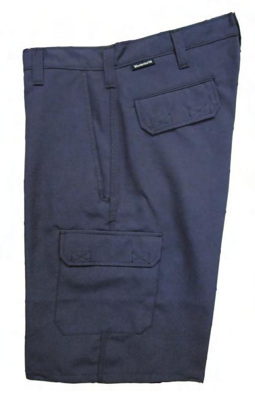 NEW UPDATED ST YLING 12 CARGO SHORTS A utoclaved with Workrite Uniform s PerfectPress Process for permanent creases Reinforced