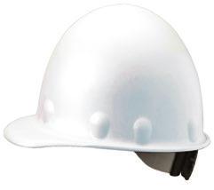SuperEight Caps and Hats High-quality thermoplastic hats and caps feature unique, smooth crown that eliminates the danger of falling objects being trapped by ribs, ridges or slots.