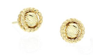 10083033 18ct white gold, ruby & diamond earrings