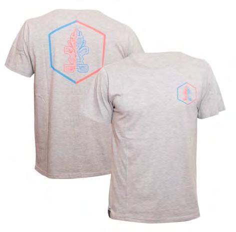 en s Crew Tee Our premium everyday Tee provides you with the comfort of 100% quality and design. It features a premium fit tee with ocean inspired front screen print and screened inside neck print.