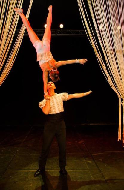 ARTISTIC RIDER «Nuptial Ropes» is a contemporary circus performance combining physical theater with acrobatics.