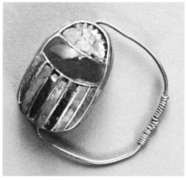 The Metropolitan Museum of Art, Purchase, Edward S. Harkness Gift, 1926 (26.7.756) Figure 19. Scarab with ring from the treasure of Princess Sithathoryunet from el-lahun, ca. 1887-1813 B.C.