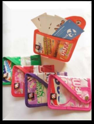 Plastic Products Recycled From Plastic Cleaning Pouches Busy Biz & ID Card Case For business cards,