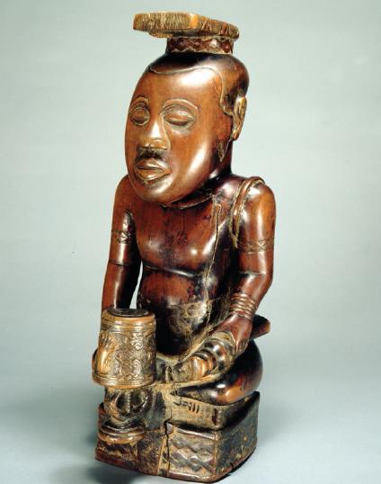 Ndop [portrait figure] of King MishemiShyaang mambul c.