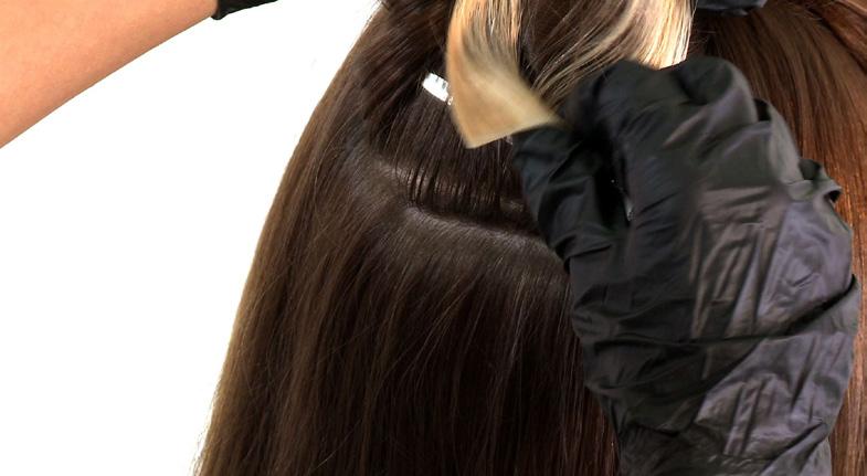 Lift the underneath weft up and use your thumb to flick