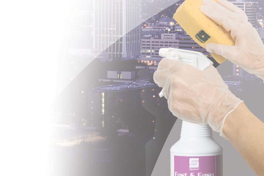 RTU Handi Sprays Always Ready-to-Use, simply spray and wipe. Enjoy the benefits of RTU Handi Sprays in over 30 popular Spartan brand products.