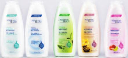 Personal Touch A MOISTURIZING BODY WASH RANGE A Creamy, Irresistible and Sensuous Proposition.
