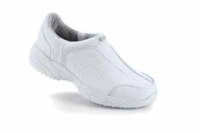 This style includes dual-density cushioned insoles and ventilation sidewalls for breathability.
