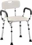 95 Nova Bath Chair This Bath Seat is constructed of heavy duty molded plastic, with an aluminum anodized frame.