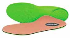 These tri-density orthotics feature a Pro-Shox top cover for superior cushioning and shock absorption.