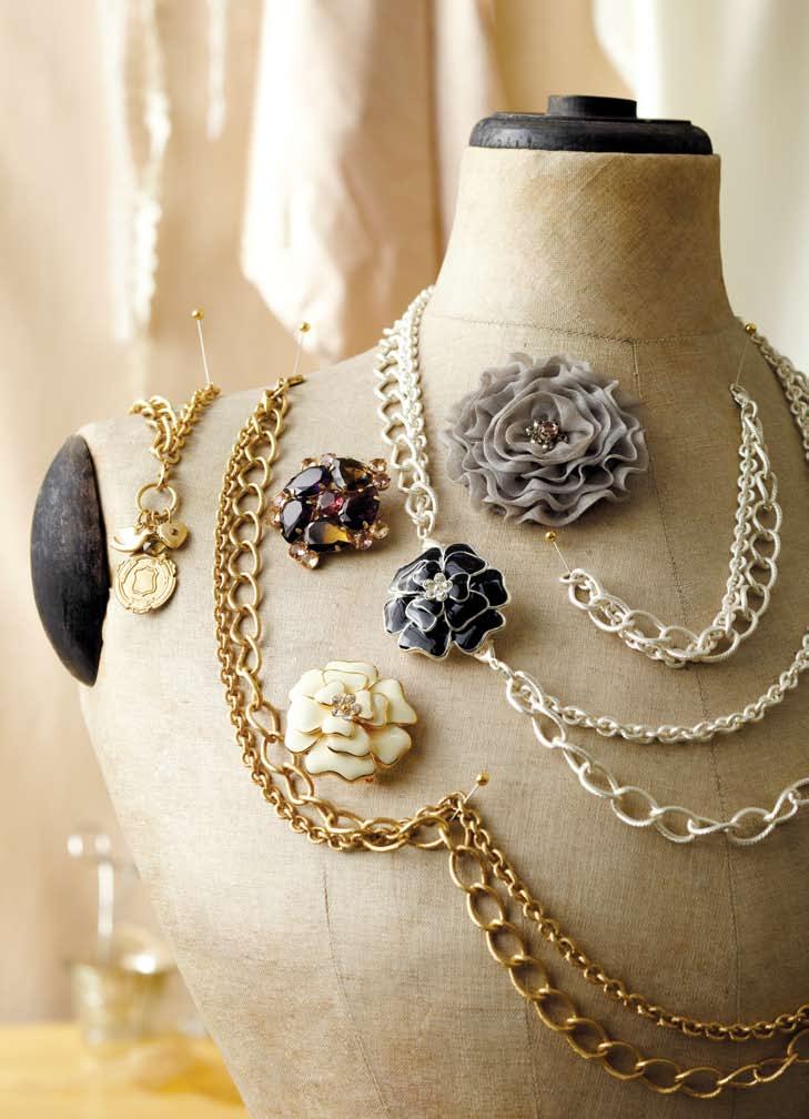 Versatility Jewelry that multitasks as much as you do. Inspired by Coco Chanel, we love this style.