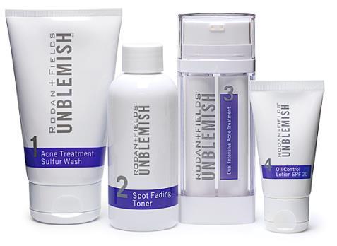 Loss of Firmness UNBLEMISH Regimen For Acne and