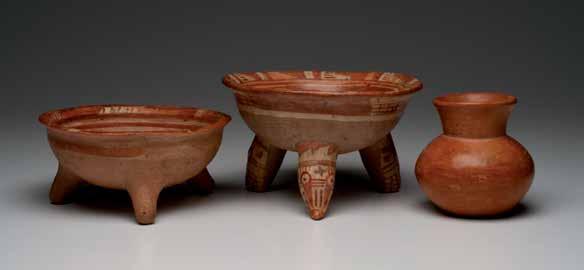 Nayarit & Jalisco Seated Female Figures (2) West coast, Mexico. Ca. 100 B.C.-250 A.D. 8 H. x 9 H.